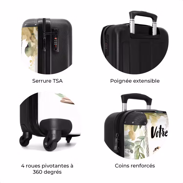 Valise avec nom - Tigre Timo — 8