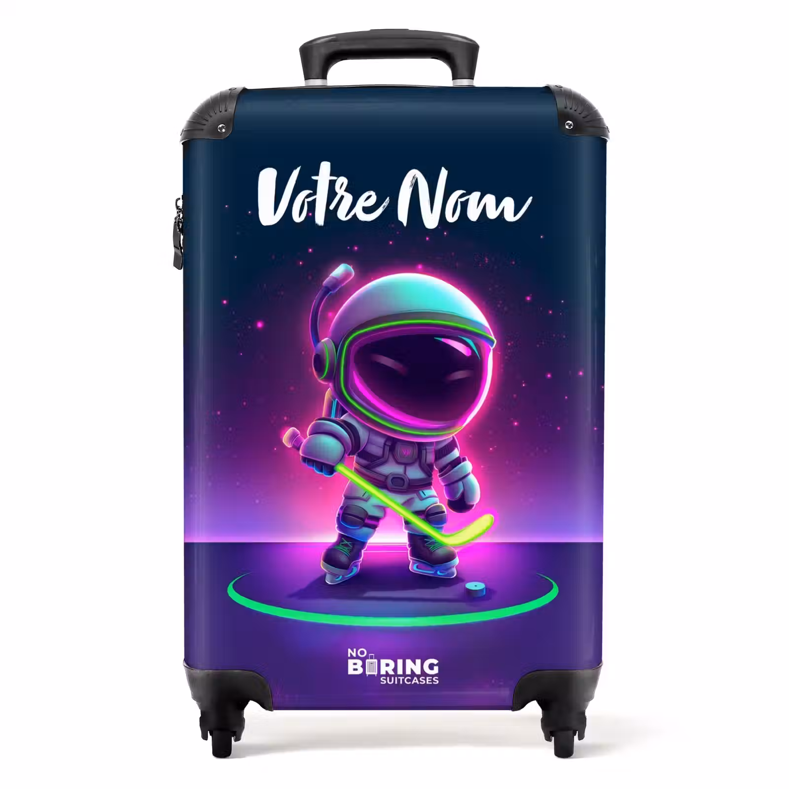 Valise avec nom - Hockey dans l'espace — 1
