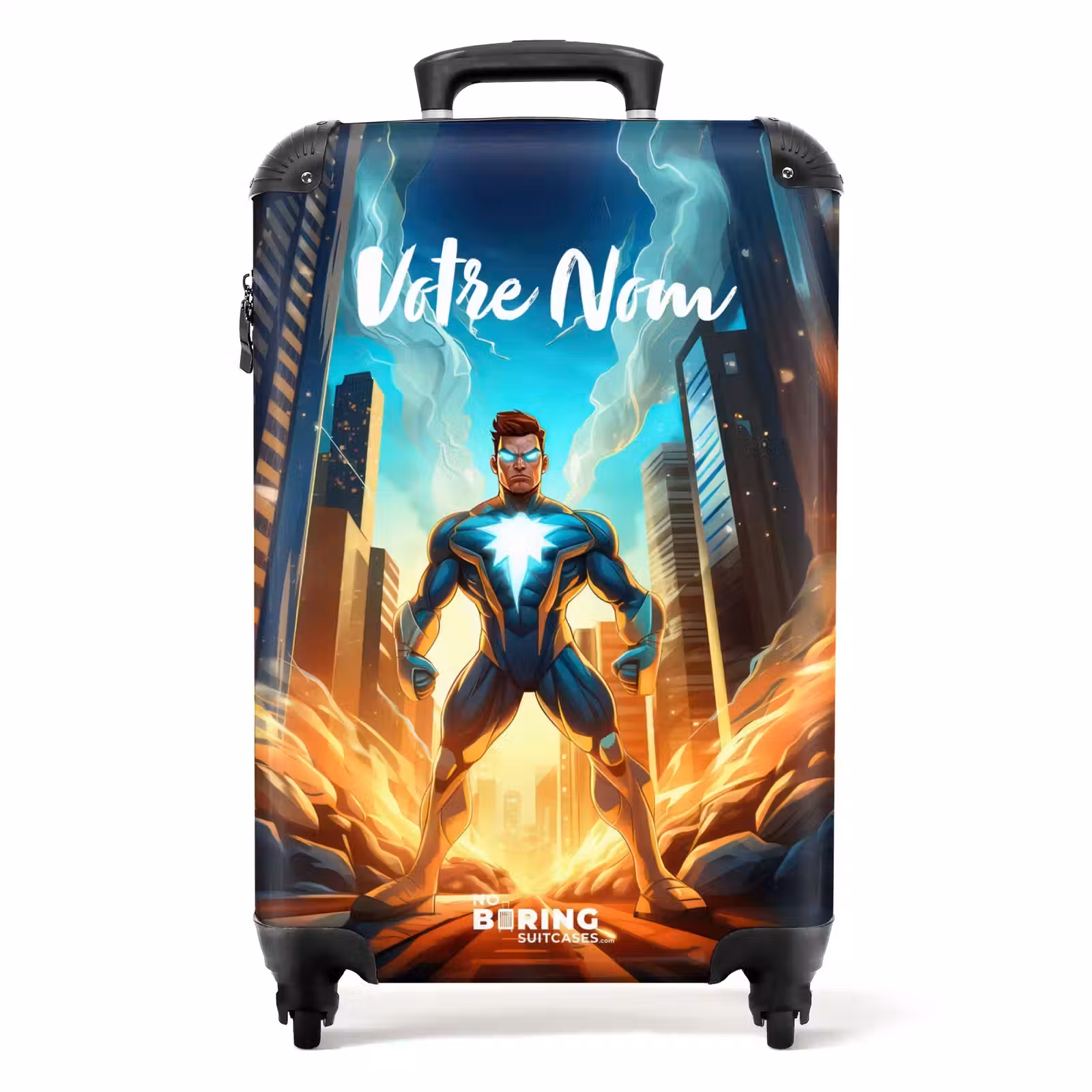 Valise avec nom - Super-héros de la ville — 1