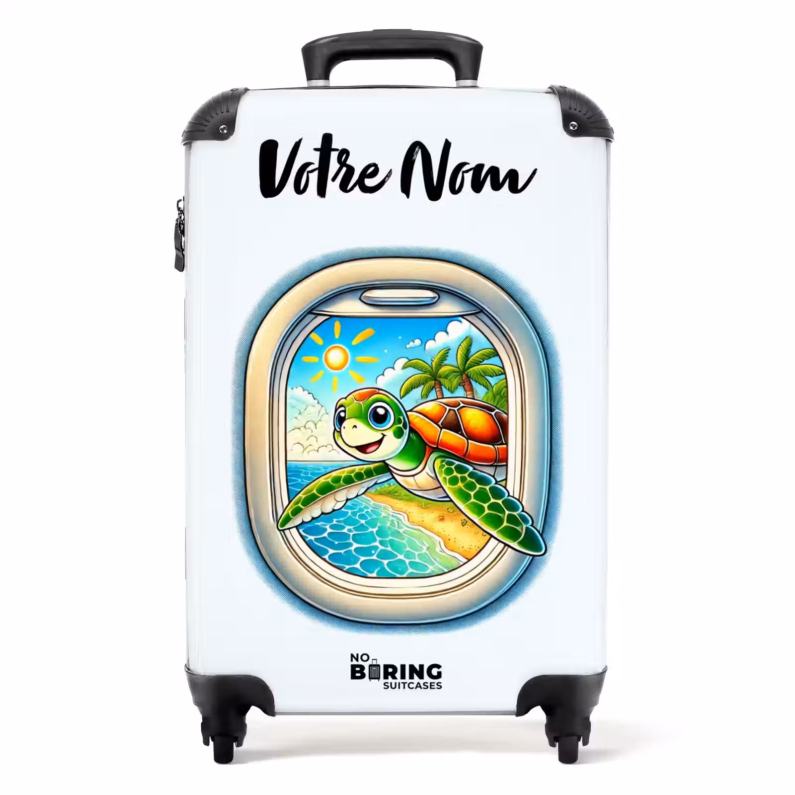 Valise avec nom - Tortue tropicale — 1