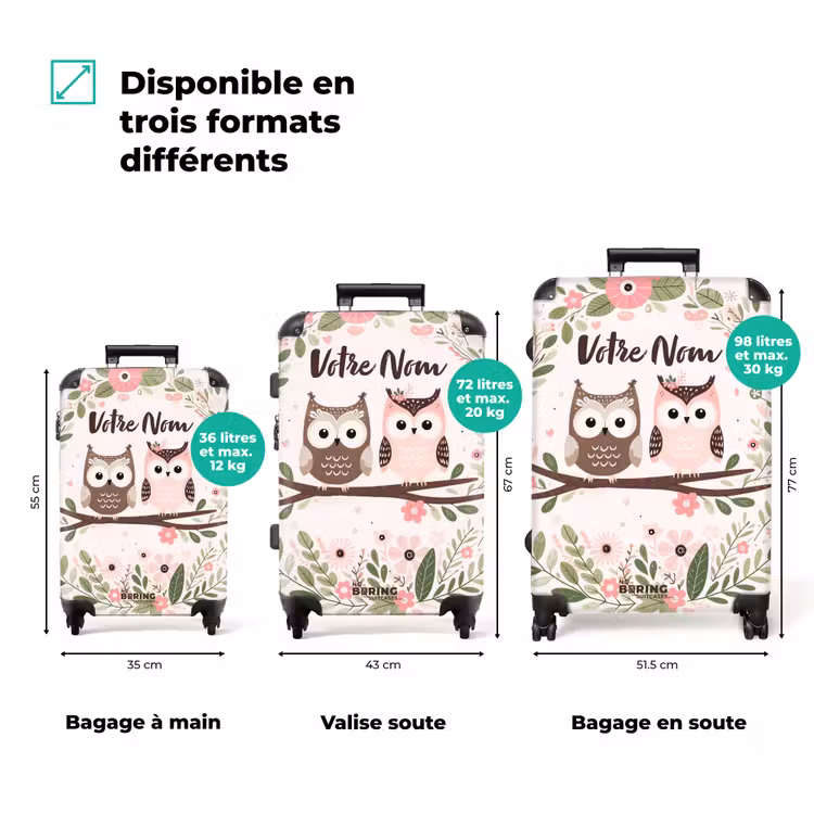 Valise avec nom - Flapjacks flottants — 3