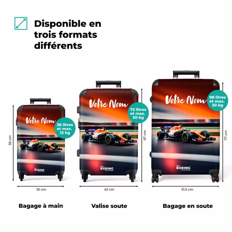 Valise avec nom - Furieuse F1 — 3