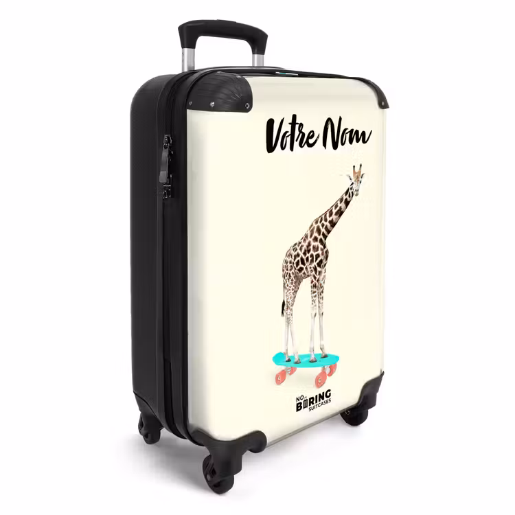Valise avec nom - Girafe blanche — 2