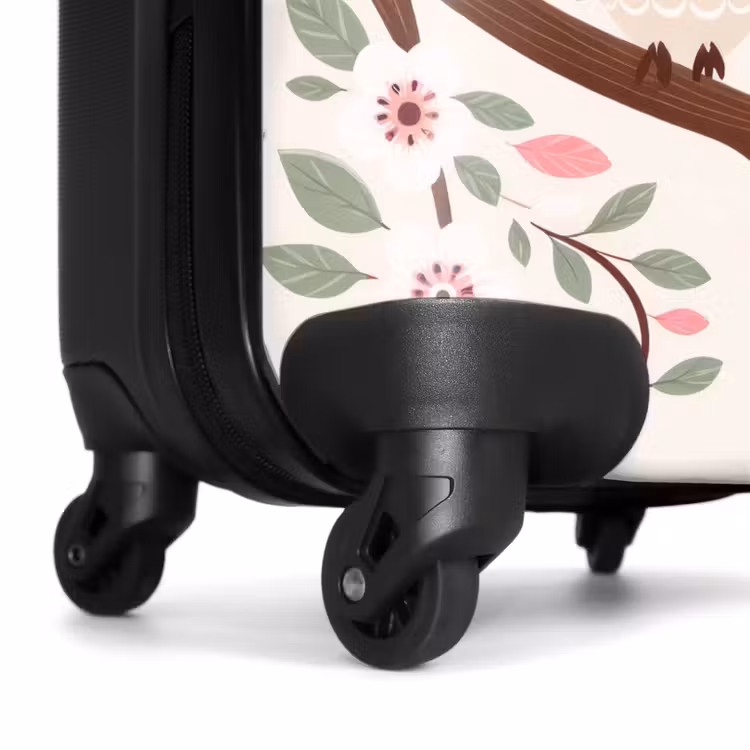 Valise avec nom - Hiboux endormis — 7