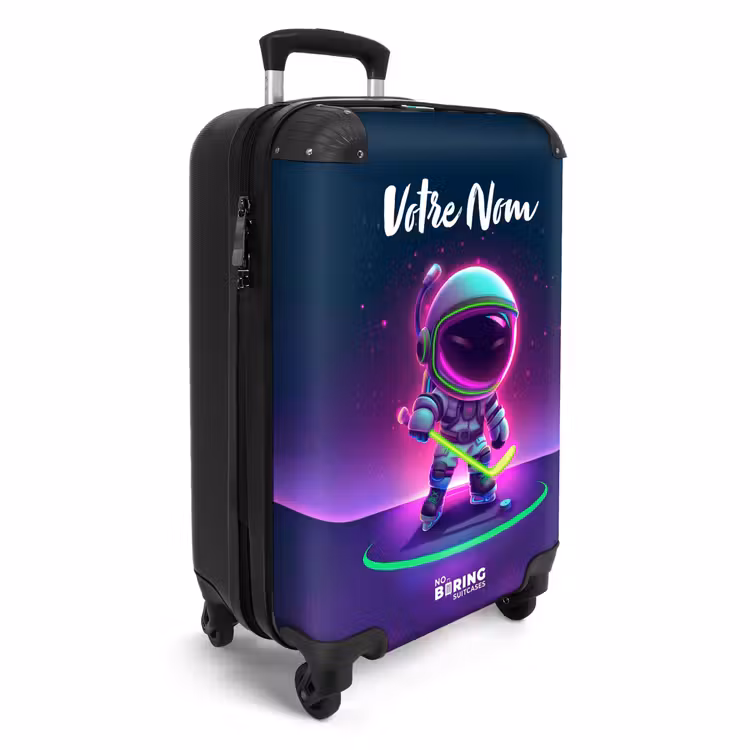 Valise avec nom - Hockey dans l'espace — 2