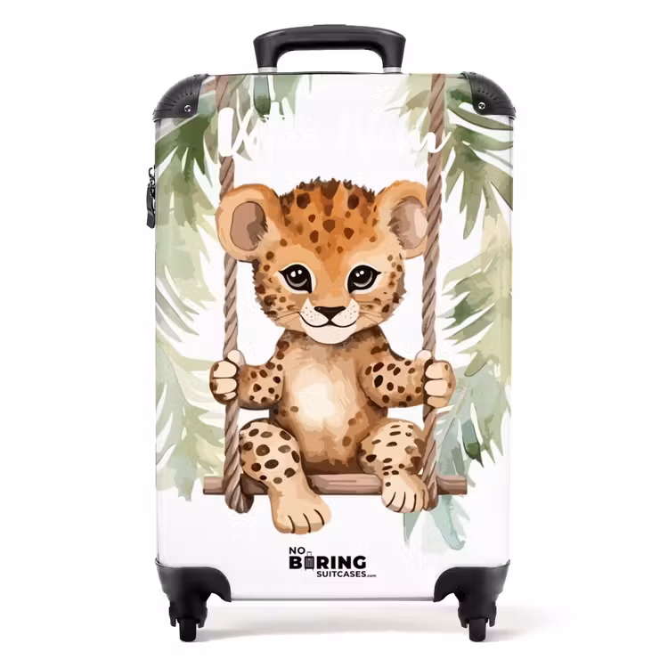 Valise avec nom - Levi léopard — 1