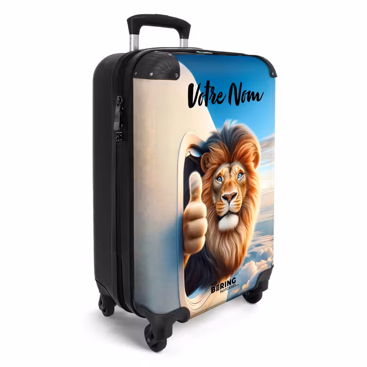 Valise avec nom - Lion pilote de l'air — 2