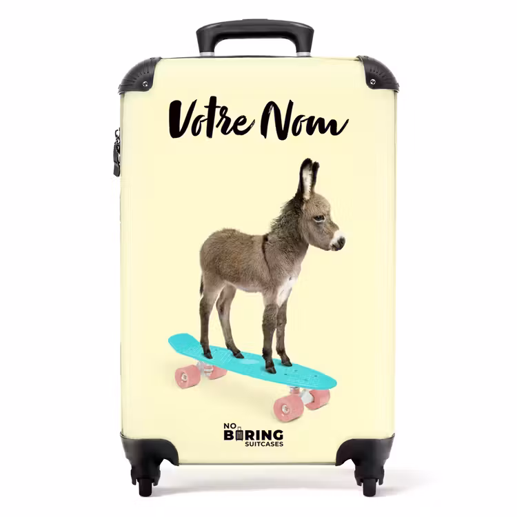 Valise avec nom - Promenade à dos d'âne — 1