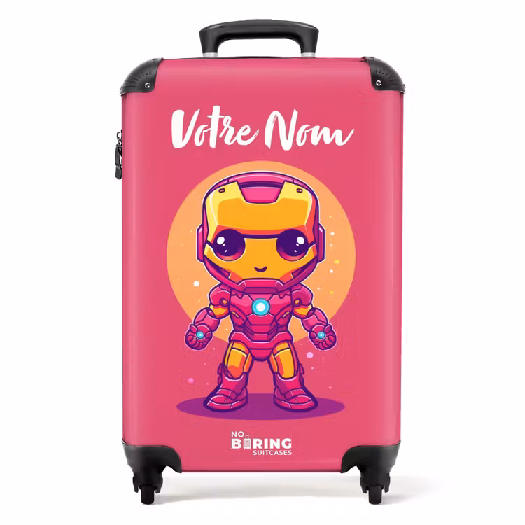 Valise avec nom - Ranger rose — 1