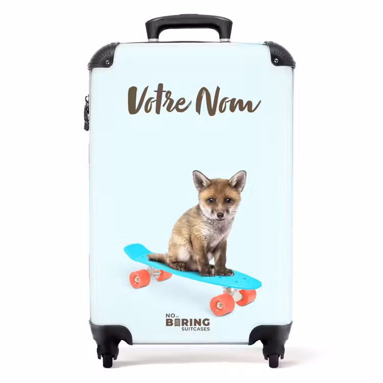 Valise avec nom - Renard mobile — 1