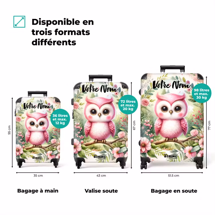 Valise avec nom - Rose Raphaël — 3