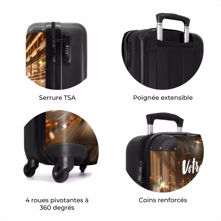 Valise avec nom - Rouge rapide — 8