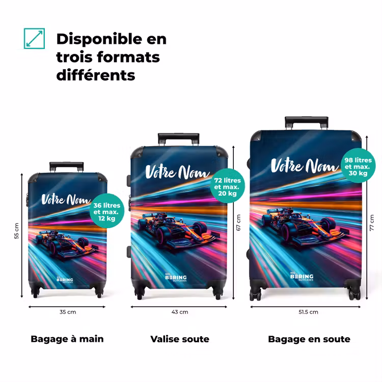 Valise avec nom - Spectre de vitesse — 3
