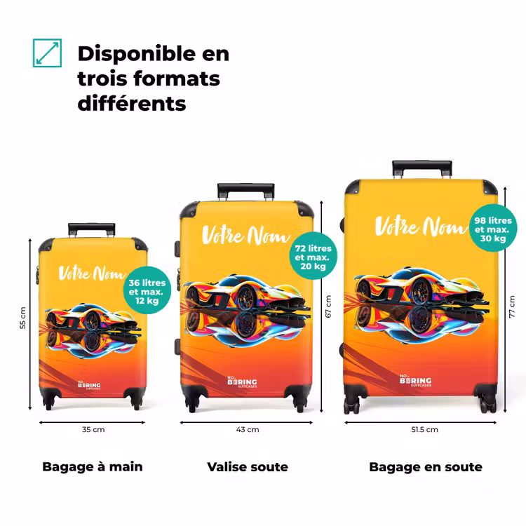 Valise avec nom - Sprinter Sunbeam — 3