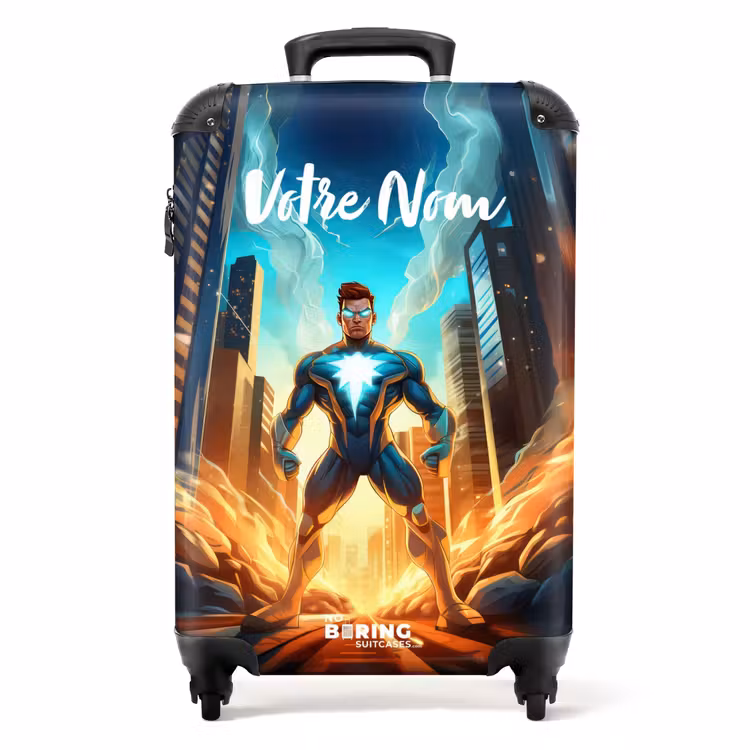 Valise avec nom - Super-héros de la ville — 1