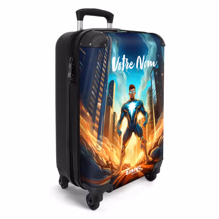 Valise avec nom - Super-héros de la ville — 2