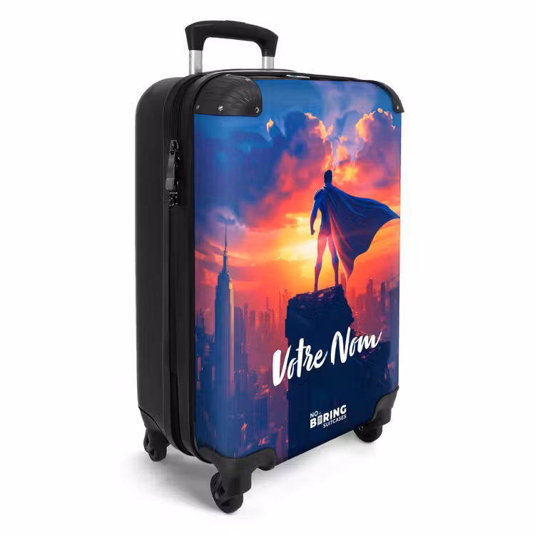 Valise avec nom - Super-héros des gratte-ciel — 2