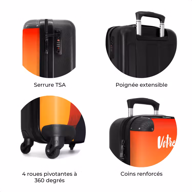 Valise avec nom - Super-héros ensoleillé — 8