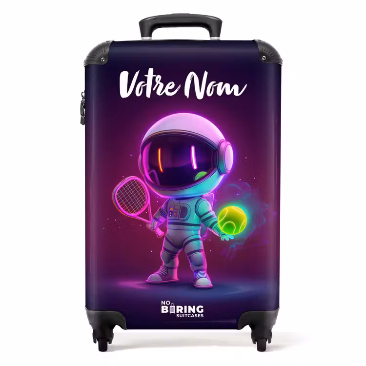 Valise avec nom - Tennis de l'espace — 1
