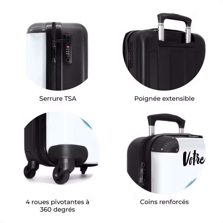 Valise avec nom - Tortue tropicale — 8