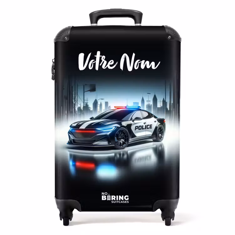 Valise avec nom - Voiture électrique de la police — 1