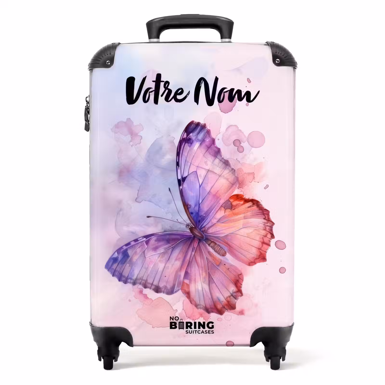 Valise avec nom - Aquarelle aurore — 1