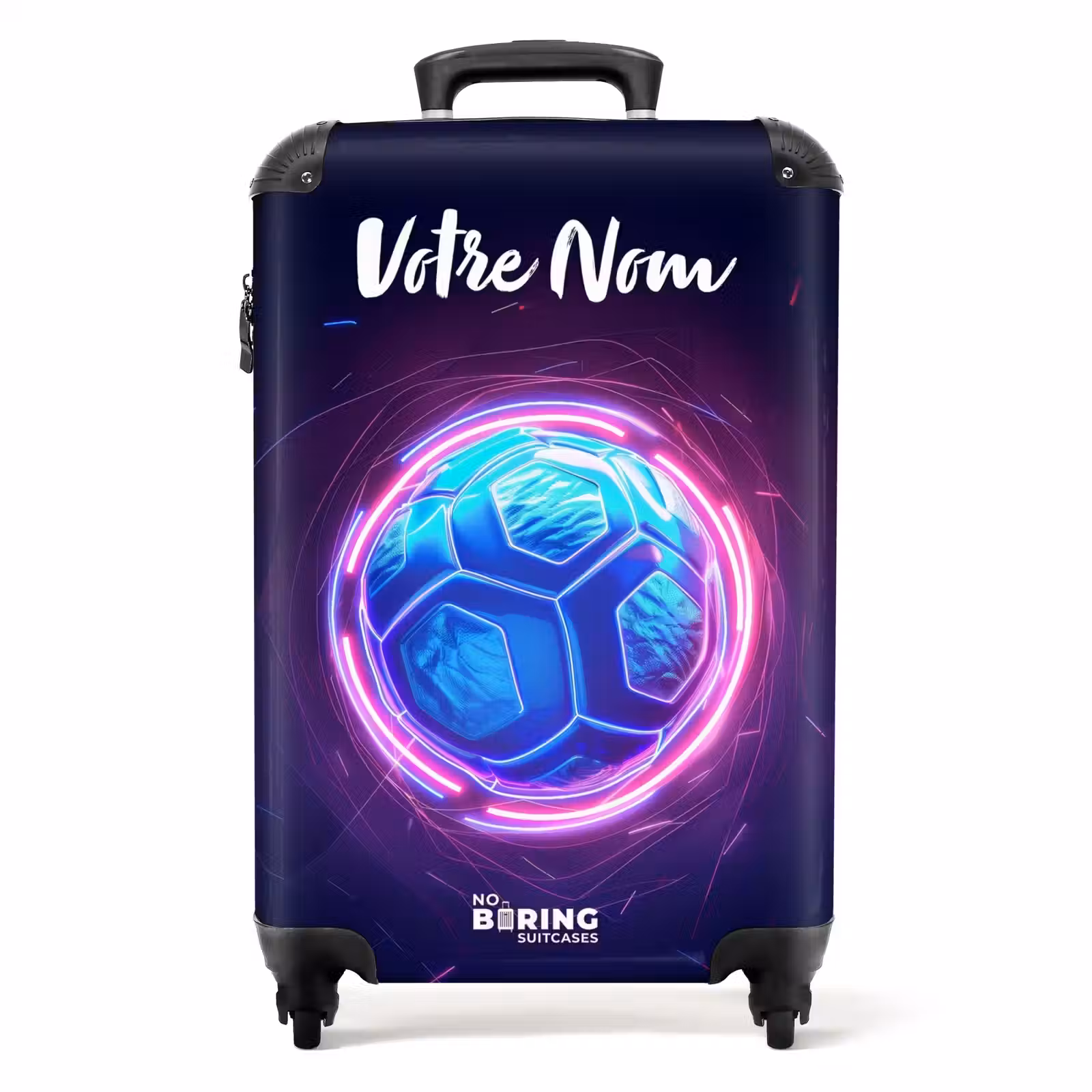 Valise avec nom - Boule de néon — 1