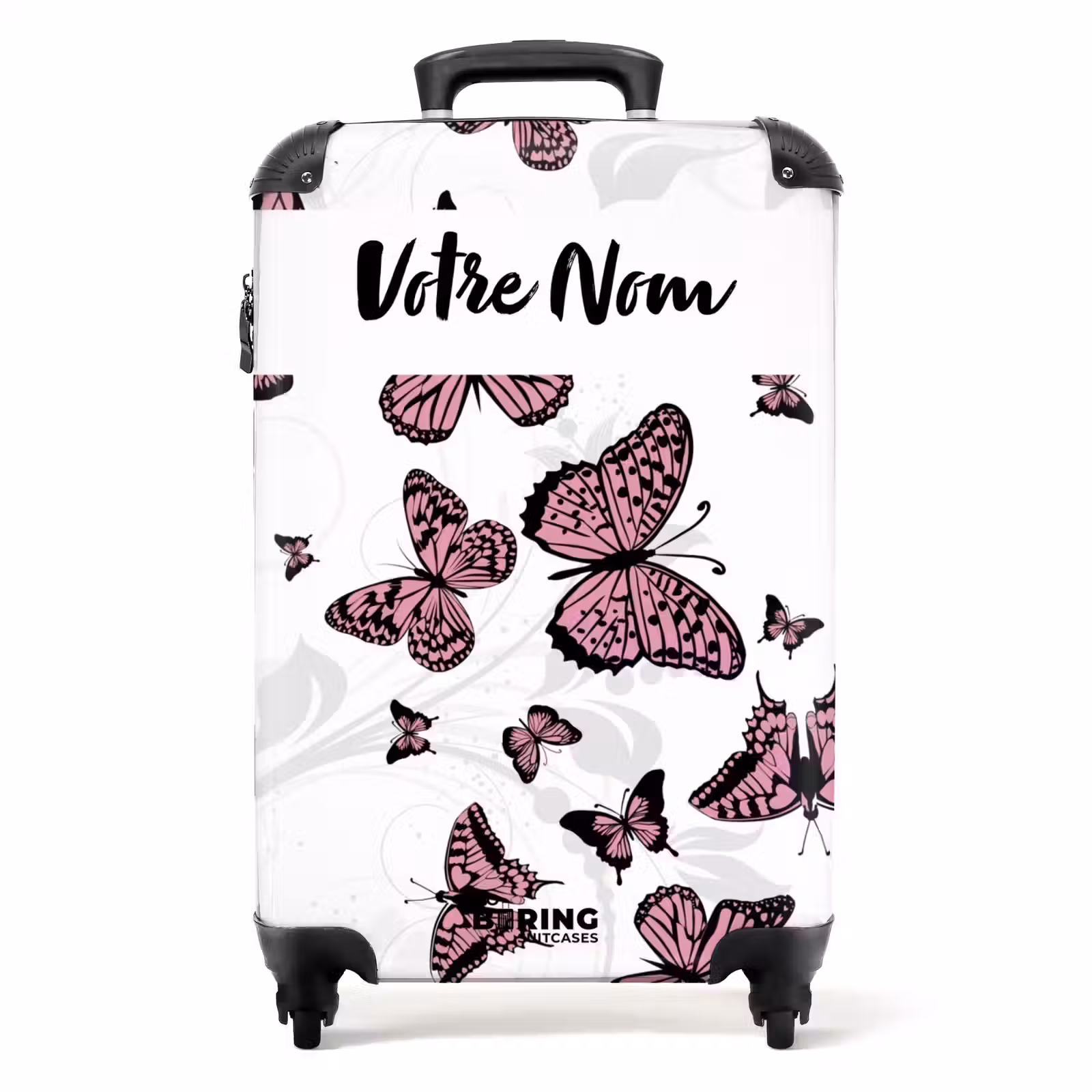 Valise avec nom - Mer de papillons — 1