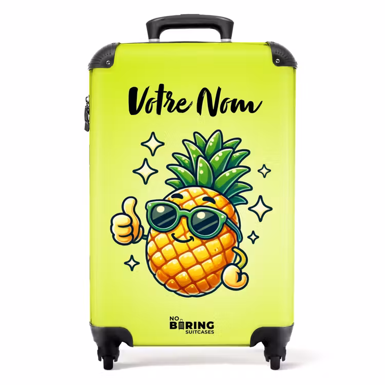 Valise avec nom - Ahmed ananas — 1