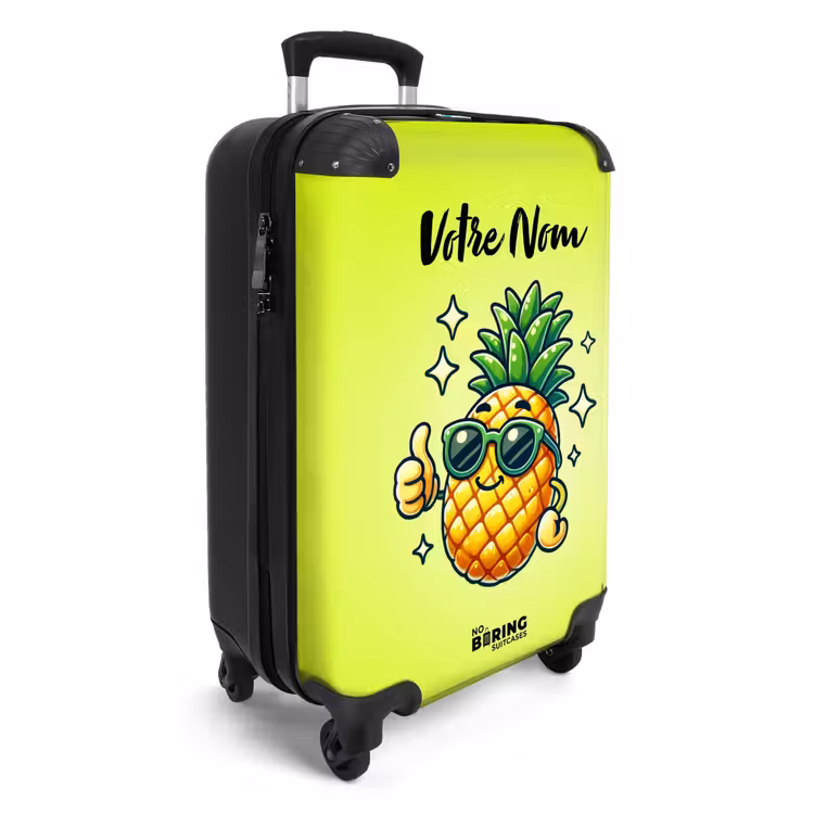 Valise avec nom - Ahmed ananas — 2