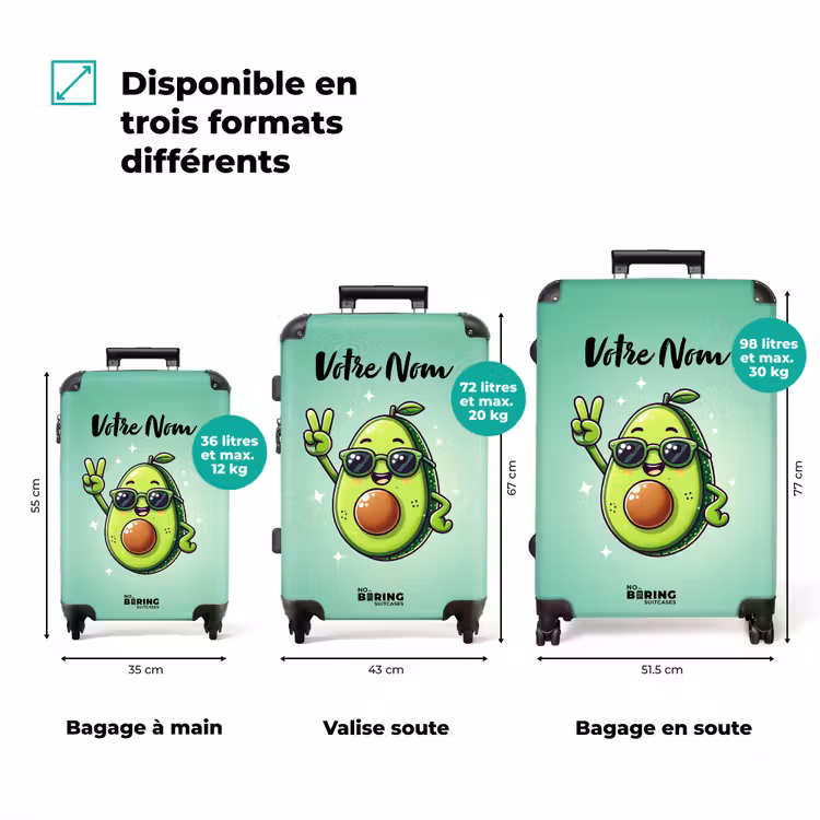 Valise avec nom - Appie avocat — 3