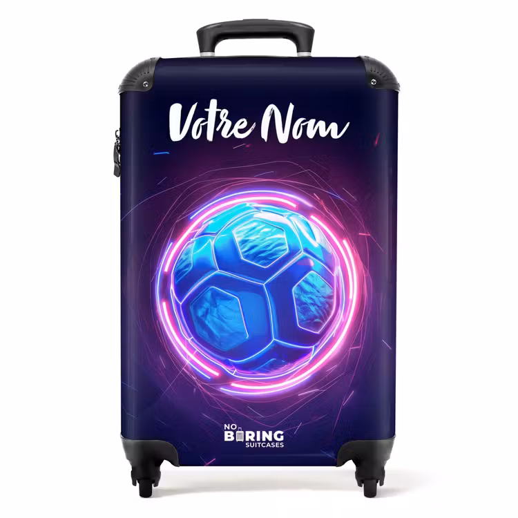Valise avec nom - Boule de néon — 1
