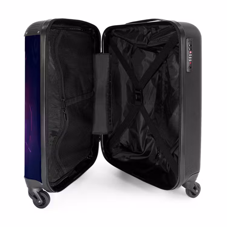 Valise avec nom - Boule de néon — 5