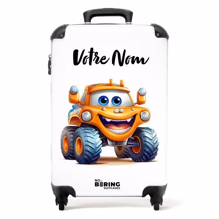 Valise avec nom - Camion monstre Martin — 1