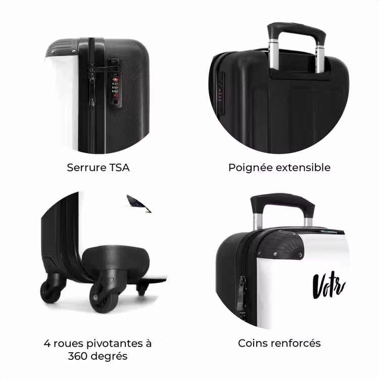 Valise avec nom - Camion monstre Martin — 8