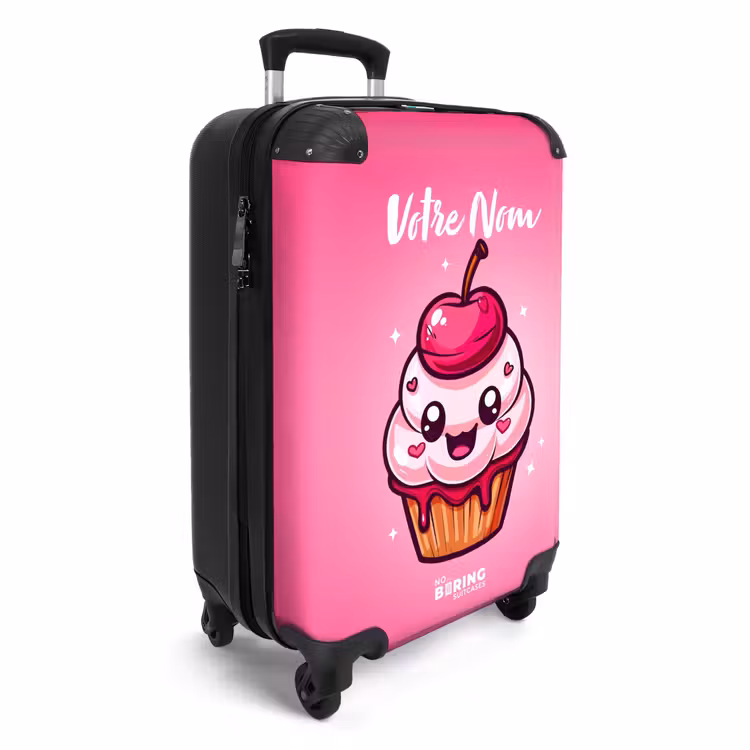 Valise avec nom - Cupcake de Carrie — 2