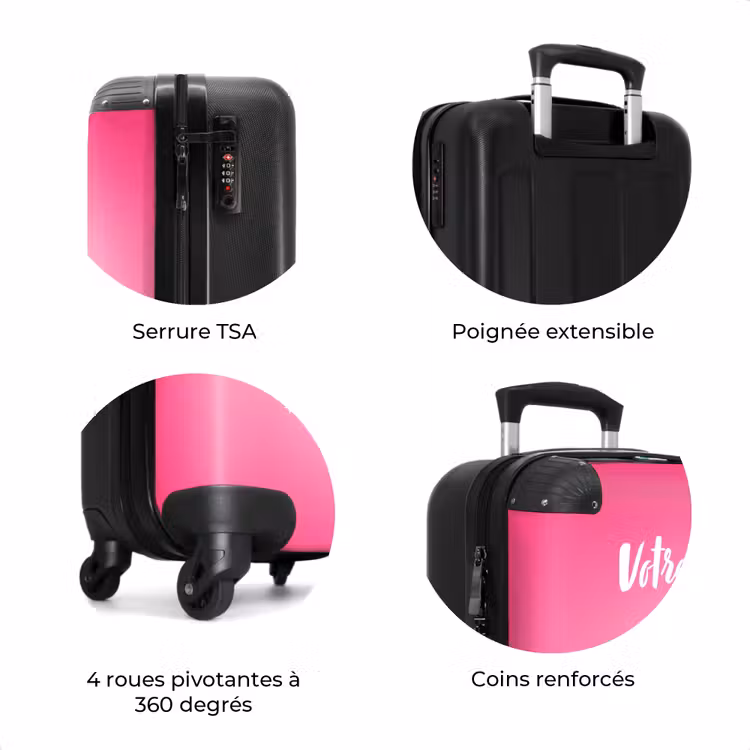 Valise avec nom - Cupcake de Carrie — 8