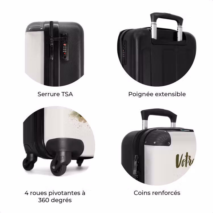 Valise avec nom - Grenouille Kris — 8