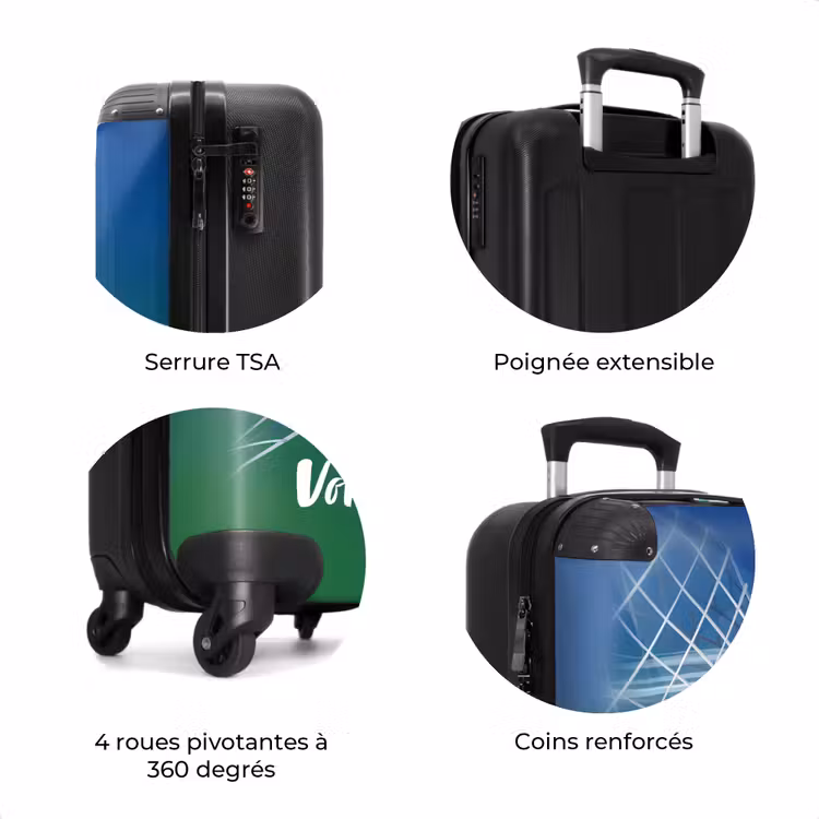 Valise avec nom - Le bleu de l'objectif — 8