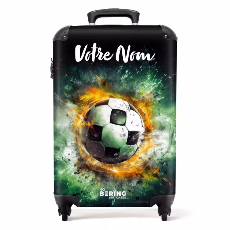 Valise avec nom - Le football en feu — 1