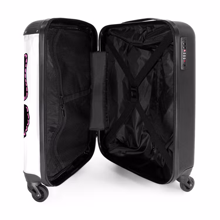 Valise avec nom - Monarque magenta — 5