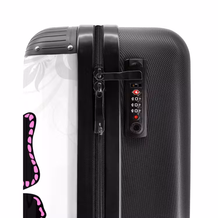 Valise avec nom - Monarque magenta — 6