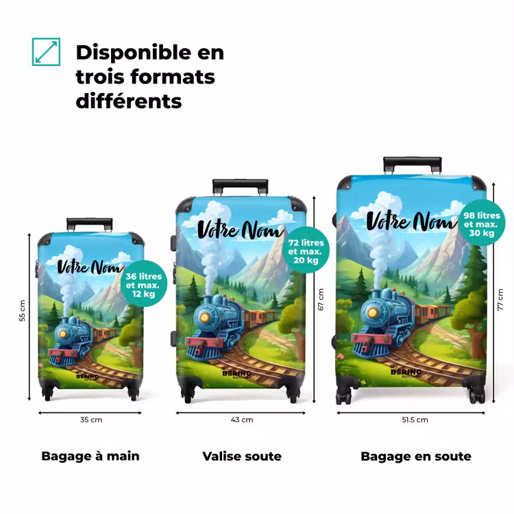 Valise avec nom - Mountain Express — 3