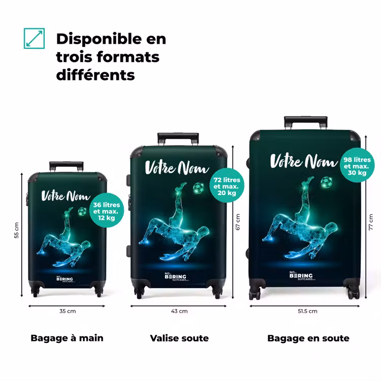 Valise avec nom - Ouverture lumineuse — 3