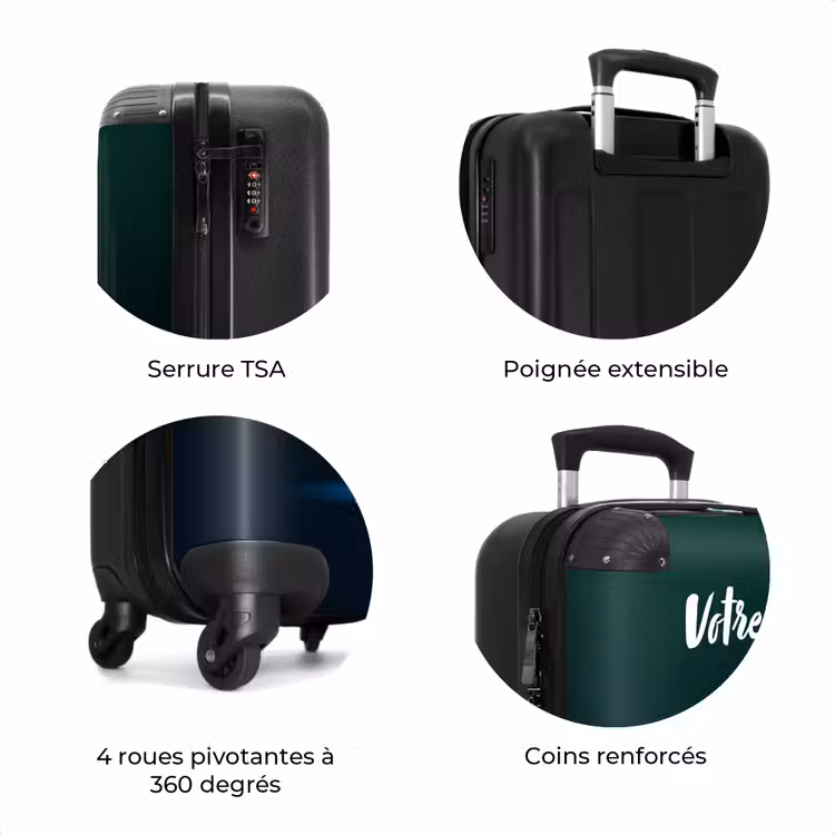 Valise avec nom - Ouverture lumineuse — 8