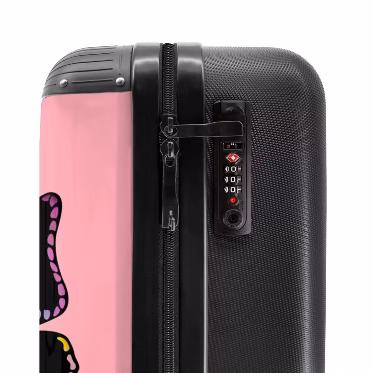 Valise avec nom - Papillon Bubblegum — 6