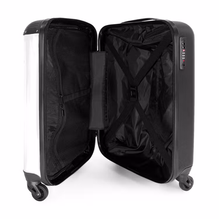 Valise avec nom - Papillon violet — 5