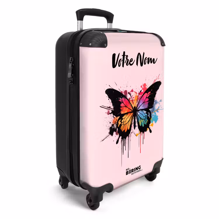 Valise avec nom - Peinture pour papillons — 2