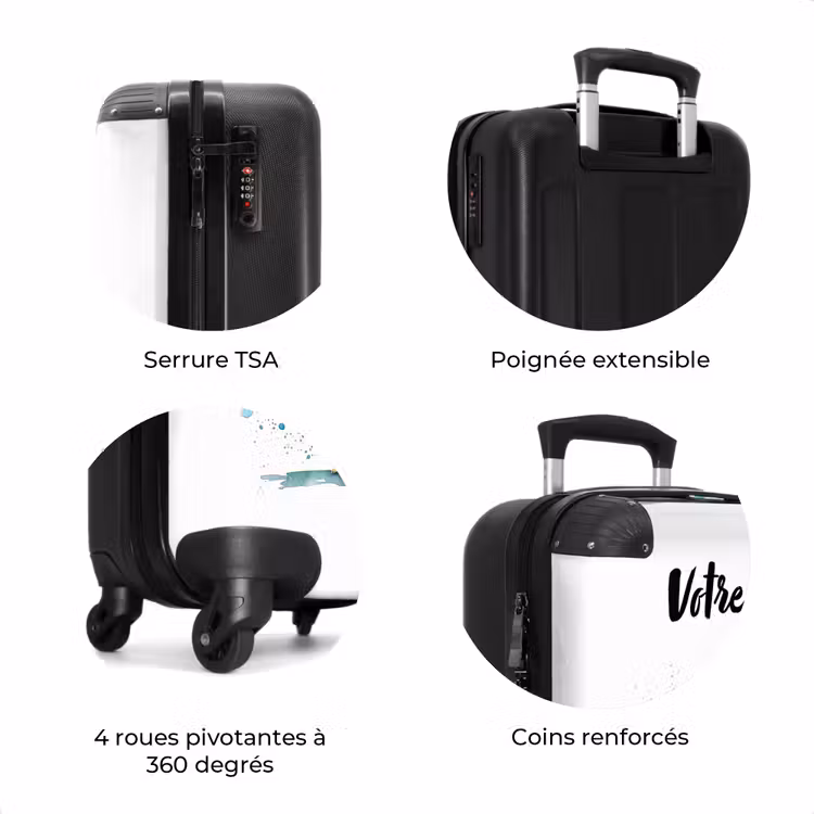 Valise avec nom - Pingouin Picasso — 8