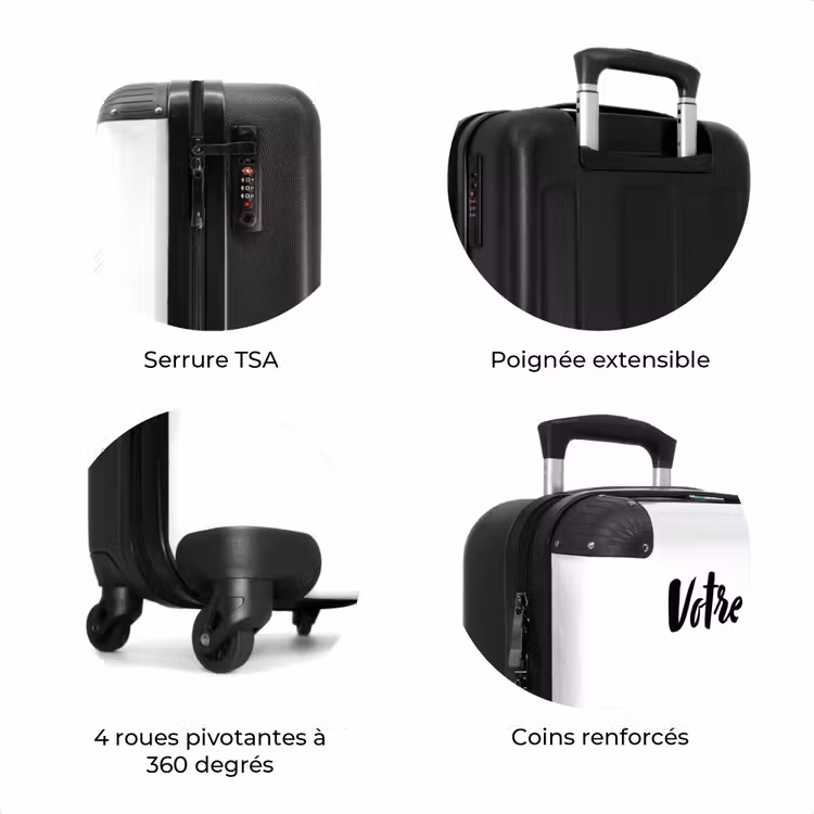 Valise avec nom - Recherche de but en or — 8
